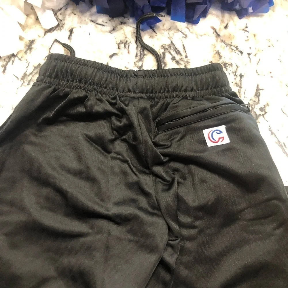 Blue Cheerleading Uniform with Pom Poms size medium youth